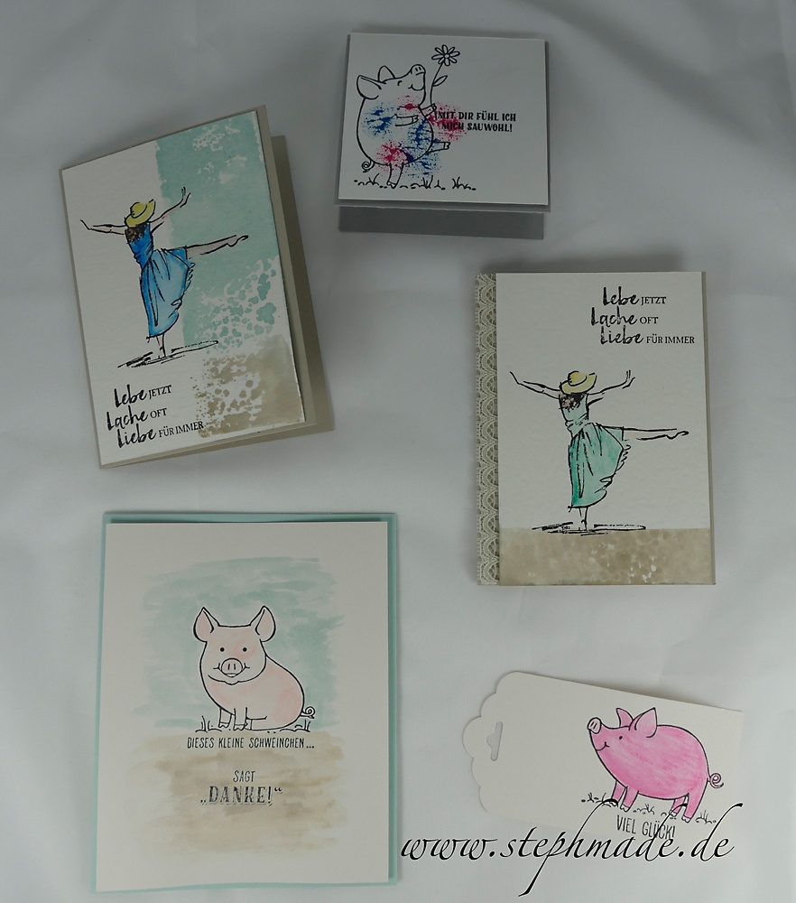 You are currently viewing Stempelparty zum Thema Aquarell mit Stampin’ Up! – Vorbereitung